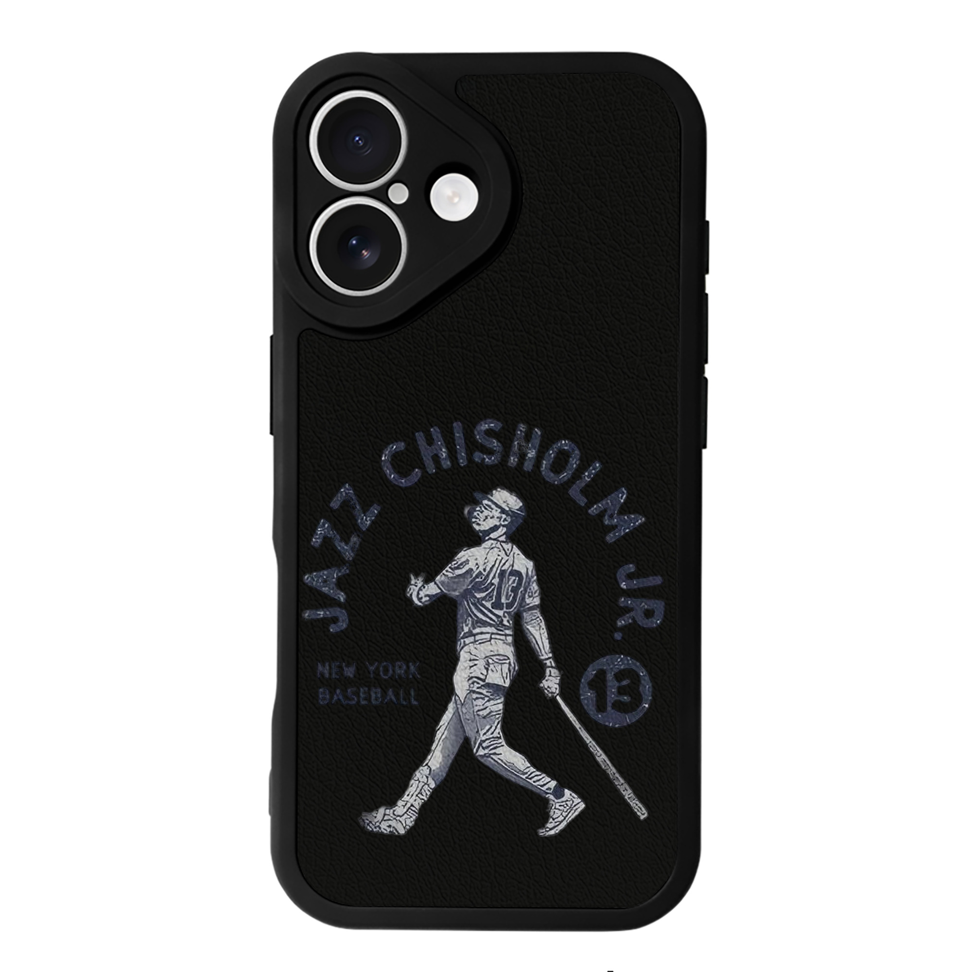 Jazz Chisholm Jr. 14 IPhone 16 Silicone Leather Case – UV Print, Lambskin Texture – Perfect Fit, Wireless Charging Compatible, Scratch Resistant, Precise Cutouts – Stylish Protection For IPhone 16